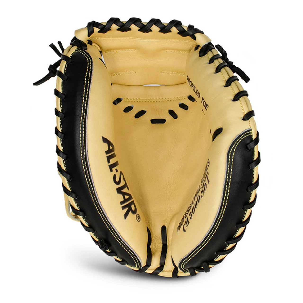 All-Star CM3000SBT Pro Elite Black & Tan 33.5" Catcher's Mitt - Image 2