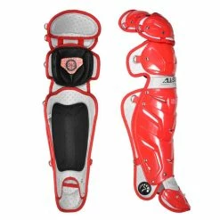 All-Star Adult System 7 Pro Leg Guards 16 All-Star Adult System 7 Pro Leg Guards -Cheap Baseball Store AllStarSystem7LG30WPROScarletLegGuards.1 04387.1596051239