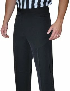 Smitty Black Pleated Basketball Referee Pants