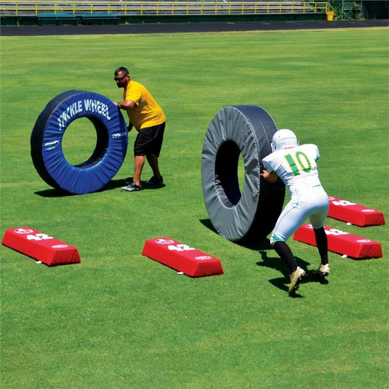 Fisher TW3616 Football Tackle Wheel, 36" Dia. 4 Fisher TW3616 Football Tackle Wheel, 36" Dia. - Image 2