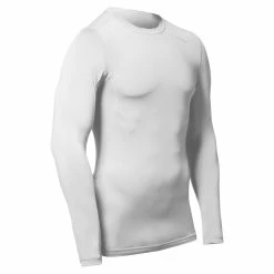 Champro Long Sleeve Compression Shirt -Cheap Baseball Store LONG SLEEVE COMPRESSION SHIRT white 31780.1594147840