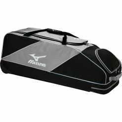 Mizuno Classic Team Wheeled Bag -Cheap Baseball Store Mizuno360235ClassicWheeledBagGrey 77991.1596123465
