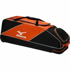Mizuno Classic Team Wheeled Bag -Cheap Baseball Store Mizuno360235ClassicWheeledBagOrange 75705.1596123465