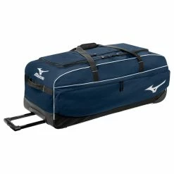 Mizuno MX Equipment Wheeled Bag -Cheap Baseball Store MizunoMXEquipmentBagNavy 81838.1596123582