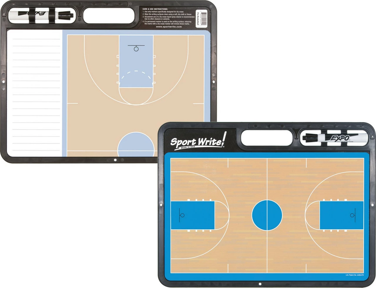 Sport Write Dry-Erase PRO Basketball Coaches Board 3 Sport Write Dry-Erase PRO Basketball Coaches Board
