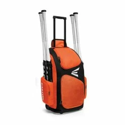 Easton Traveler Stand-Up Wheeled Bag -Cheap Baseball Store TRAVELERSTANDUP ORANGE 36266.1596122602