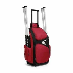 Easton Traveler Stand-Up Wheeled Bag -Cheap Baseball Store TRAVELERSTANDUP RED 73376.1596122603