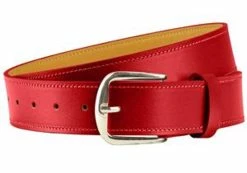 Champro Leather Belt -Cheap Baseball Store champro adult leather baseball belts Scarlet 63079.1595092929