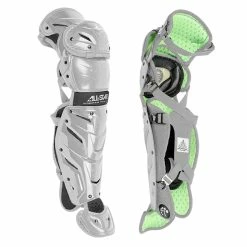 All-Star System 7 AXIS Youth Leg Guards -Cheap Baseball Store lg1216s7x sv 41938.1596052706