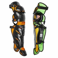 All-Star Adult System 7 AXIS Leg Guards 37 All-Star Adult System 7 AXIS Leg Guards -Cheap Baseball Store lg40pro bkor 49907.1596050883